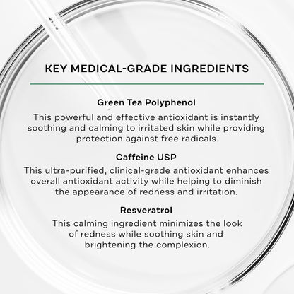 Replenix Redness Reducing Triple AOX Serum, Hydrating Medical-Grade Antioxidant Facial Treatment with Soothing Green Tea for Sensitive Skin (1 fl. oz)
