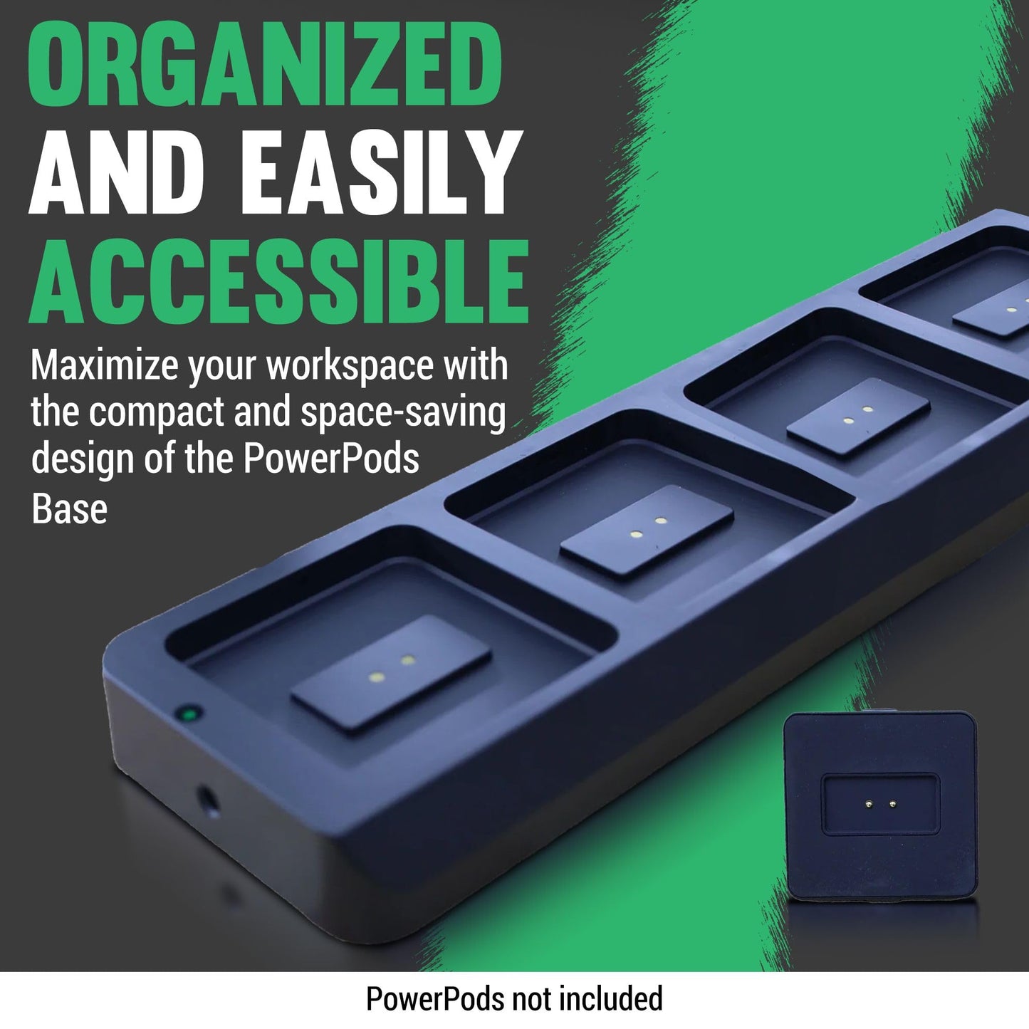 Tomb 45 Power Pods Base - Charging Base for Barber Accessories - Wireless Charging Station for Hair Clippers