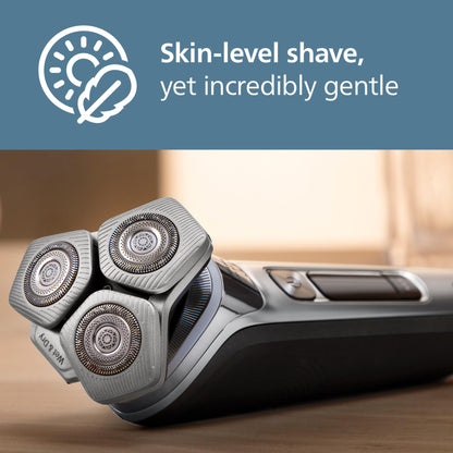 Philips Norelco Genuine SH91/52 Replacement Shaving Heads Compatible with Norelco Shaver Series S9000 and 9000 Prestige, Latest Version for Refreshed SH90/70, SH98/70, and SH98/80