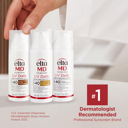 EltaMD UV Daily Face Sunscreen Moisturizer with Zinc Oxide, Daily Face Moisturizer with SPF, Great for Dry, Combination, and Normal Skin