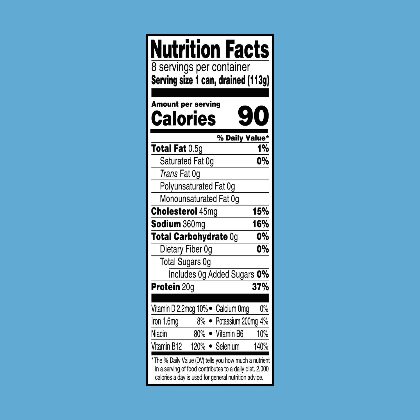 StarKist Chunk Light Tuna in Water, 5 oz (8 Pack) Canned Tuna Fish, Wild Caught, Gluten Free, Ready to Eat, Perfect for Salads, Keto Meals and Snacks, with 20g Protein & 90 Calories Per Serving