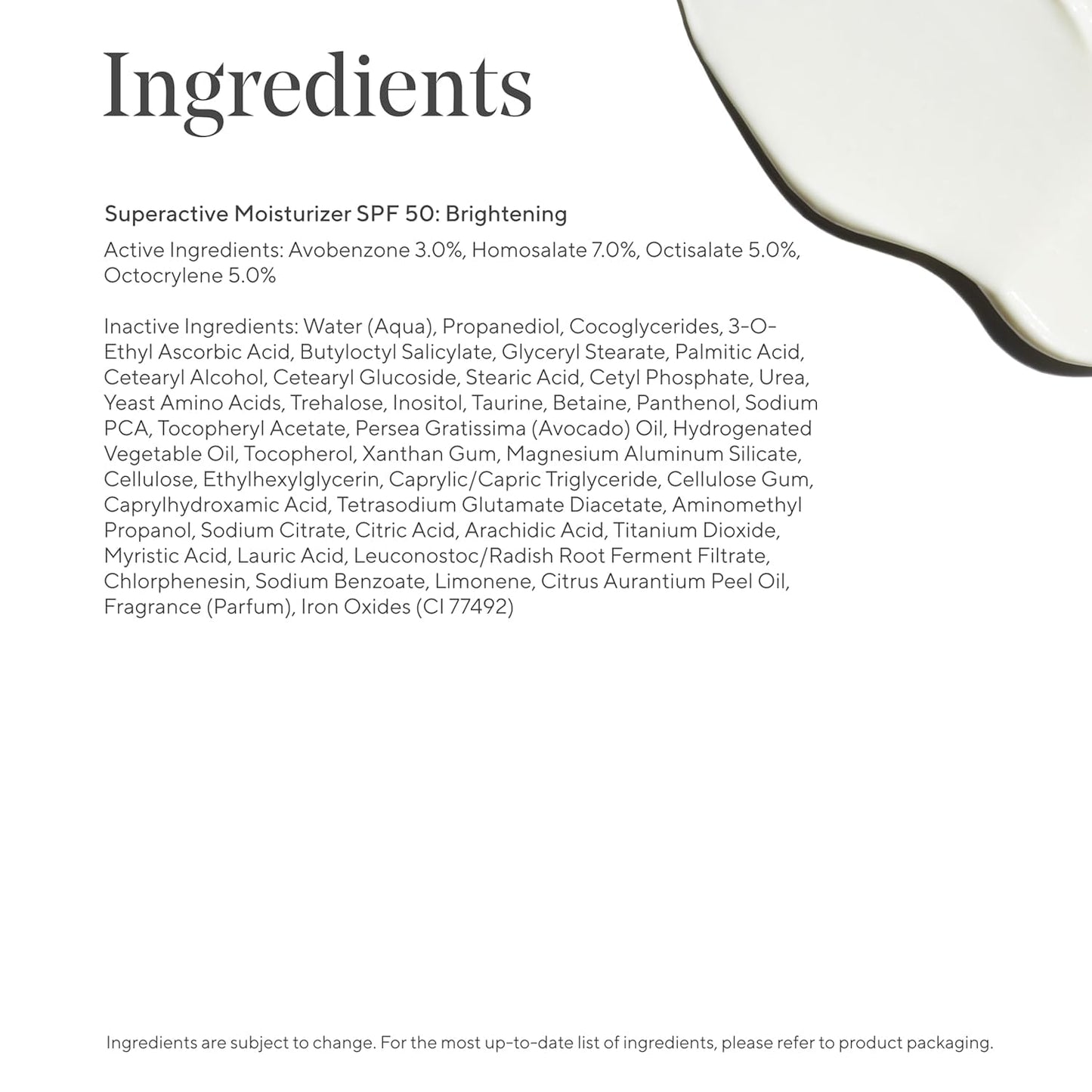 Murad Superactive Brightening Moisturizer SPF 50 - Vitamin C Packed Hydrating Ulta Sheer Facial Sunscreen W/Lipid-boosting Technology for Preventative Aging Protection from UVA/UVB - 1.7 Fl oz