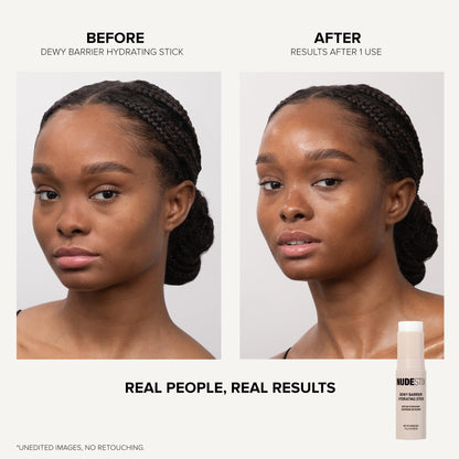 Nudestix Dewy Barrier Hydrating Stick – On-the-Go Moisture Balm with Ceramides, Squalane, Bakuchiol & Vitamin C | Hydrates, Brightens & Smooths Skin | Clean, Vegan & Travel-Friendly