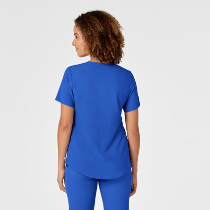 WonderWink Renew Women's V-Neck Scrub Top, Royal, XL