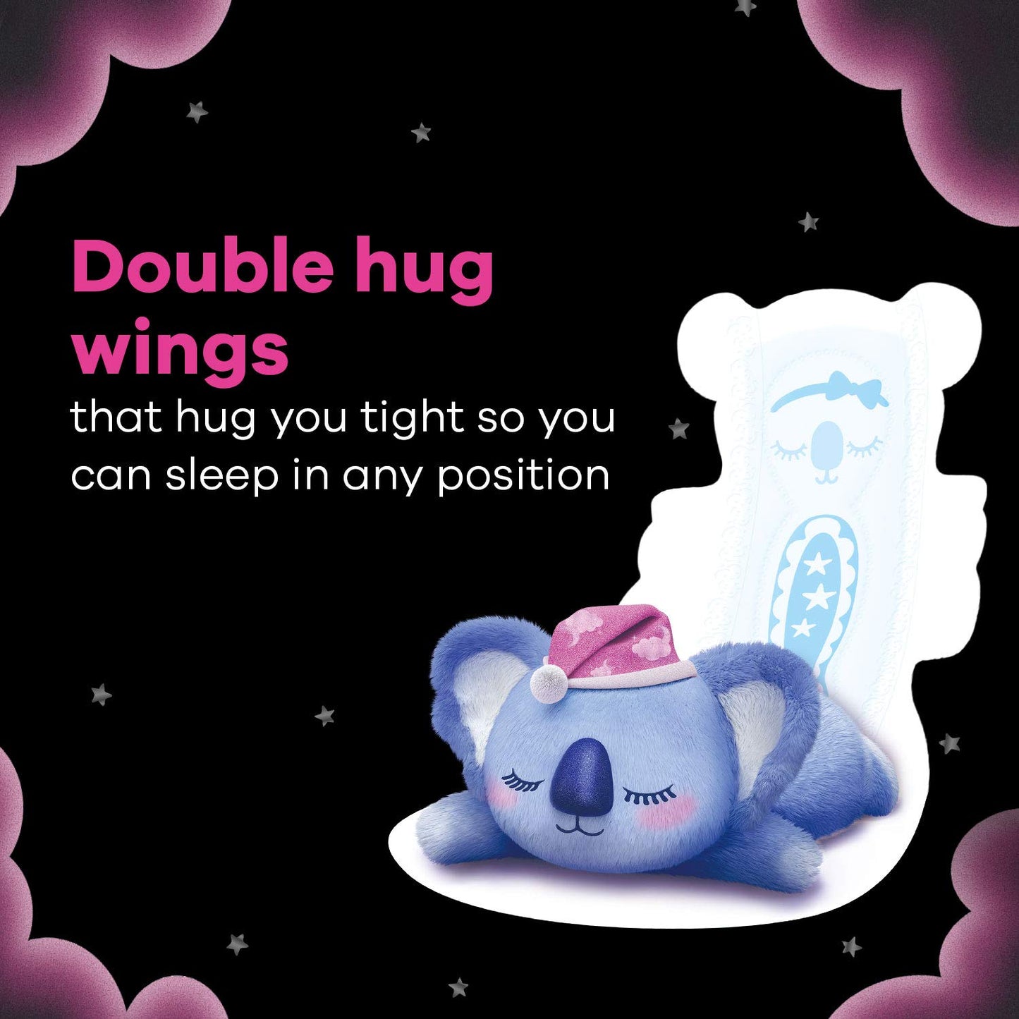 Whisper Ultra Night Sanitary Pads for Women, XXL+ 10 Napkins