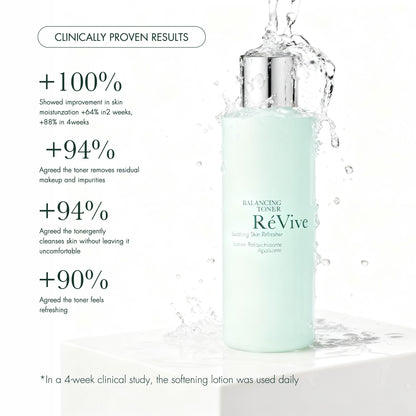 RéVive Balancing Face Toner - Soothing Facial Toner & Makeup Remover - Gently Exfoliates Skin for a Smoother and More Supple Texture - Enriched with Chamomile Flower (6 fl oz)