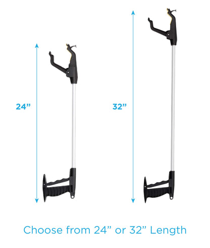 Nova Joy Reacher - Grabber Pickup Tool for Seniors - Lightweight Gripper with Magnetic Tip, Hook, and Rotating Claw - Daily Living Aid for Elderly and Users with Limited Mobility - 32" - One Pack