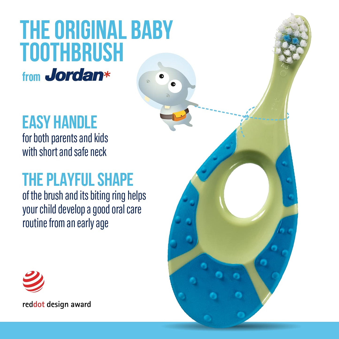 Jordan 0-2 Years Old Toothbrush Supple - Random Colors
