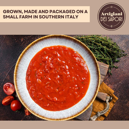 ARTIGIANI DEI SAPORI - Italian Tomato Pulp, 11.6 oz, Pomodoro Puree, Fine Tomato Pulp Passata