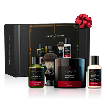 The Art of Shaving Shaving Kit for Men - The Perfect Gift for The Perfect Shave with Shaving Cream, Shaving Brush, After Shave Balm, & Pre Shave Oil