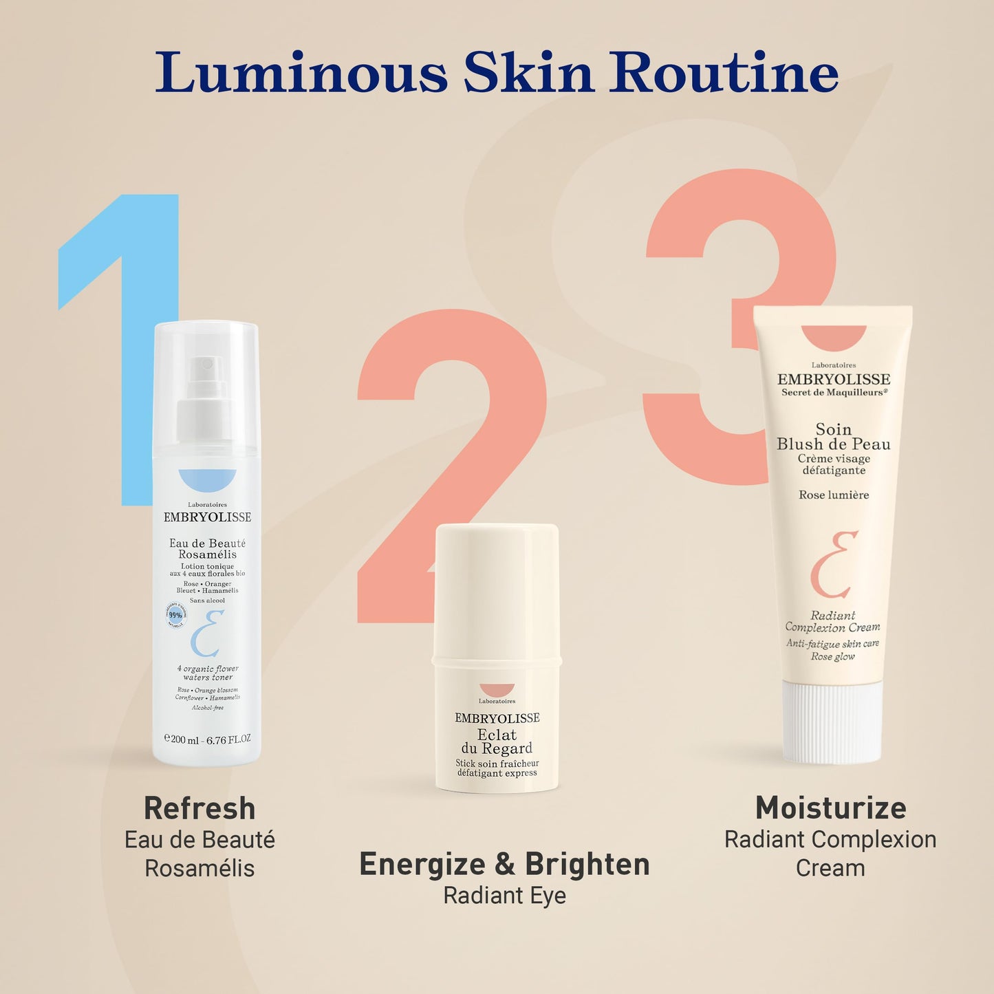 Embryolisse Radiant Complexion Cream. Hybrid Makeup & Face Moisturizer with Hyaluronic Acid & Shea Butter. Illuminating Care for Glowing Skin, 1.01 Fl.Oz.