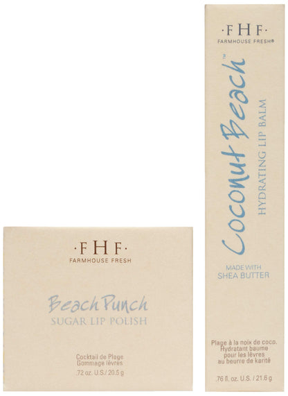FarmHouse Fresh Beach Lip Basket, Coconut Pineapple, 2 Count