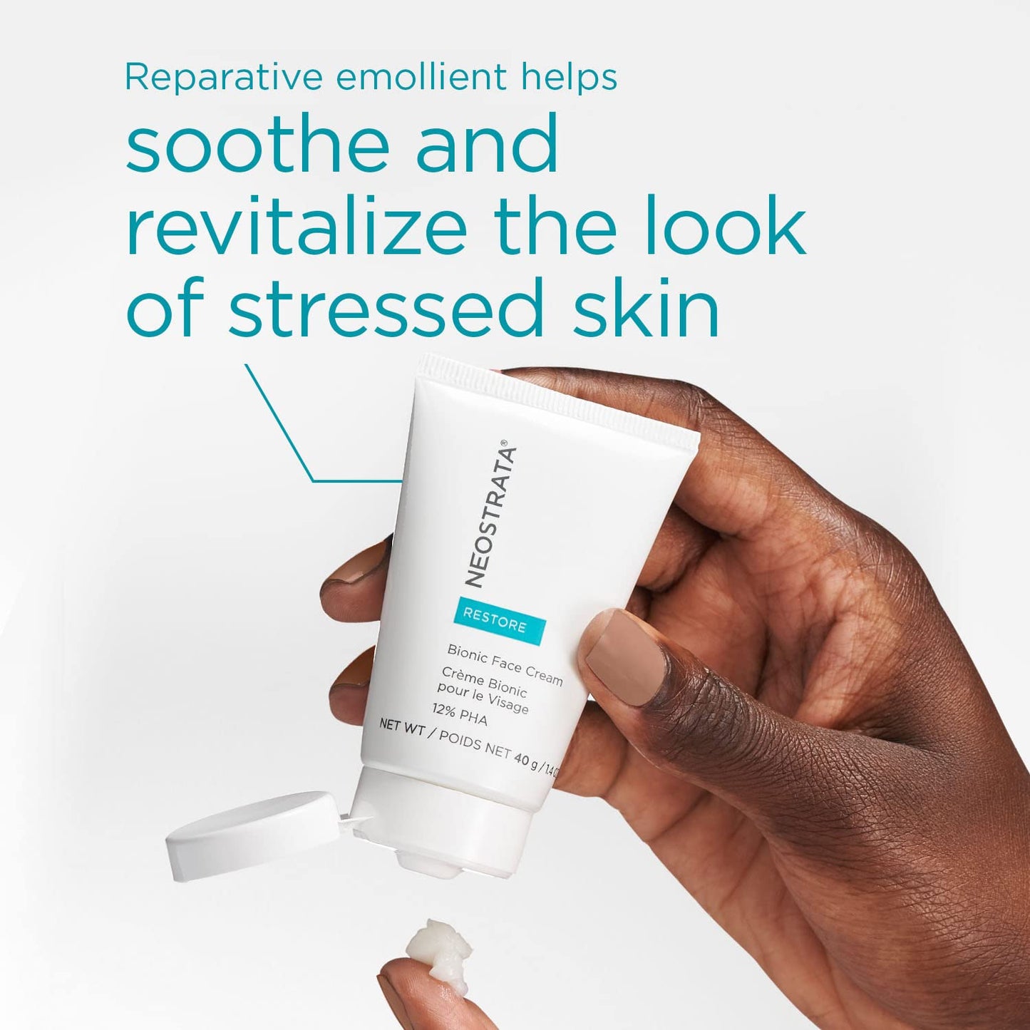 NEOSTRATA Bionic Face Cream Soothing Reparative Emollient Gentle Formula for Sensitive Skin Fragrance-free, Non-Comedogenic, 40 g.