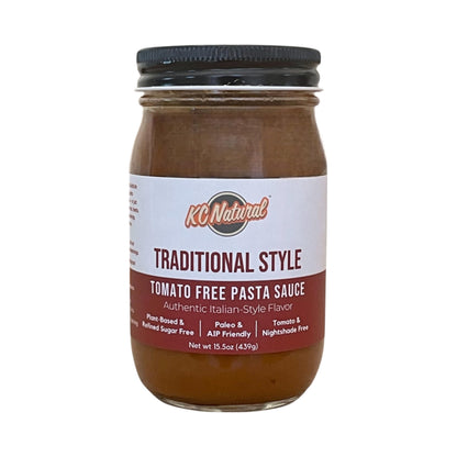 KC Natural | Traditional Style Tomato Free Pasta Sauce | 280mg Sodium (1-pack, 1.00)