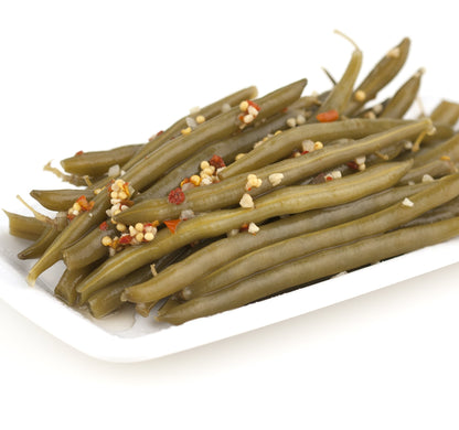 Jake & Amos Pickled Spiced Dilly Beans, 16 Oz. Jar (Pack of 2)