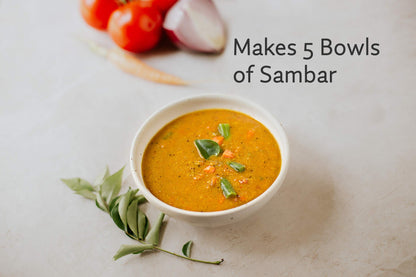 Inner Flame Beyond Sambar Powder By Inner Flame - Sambar Mix- Red Lentil Soup Authentic South Indian Style - Gluten Free - Vegan- NO CHEMICALS - NO PRESERVATIVES