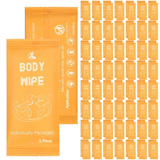 Timgle 200 Pcs Acidified Travel Deodorant Wipes for Women & Men Variety Pack Mini Hypoallergenic Face and Body Wipes Disposable Individually Wrapped Cleansing for Travel Gym
