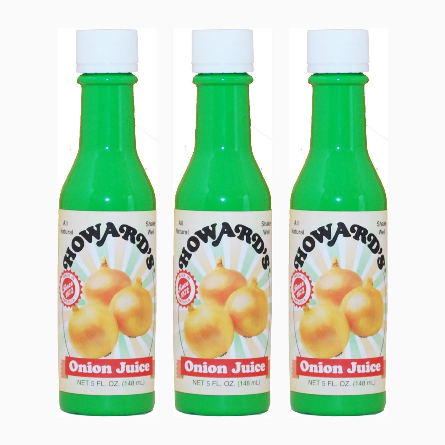 Howard’s Onion Juice, 5 fl oz | Pure Liquid Onion Seasoning | All-Natural Flavor Enhancer for Cooking, Marinades, Dressings & Sauces | No Artificial Preservatives