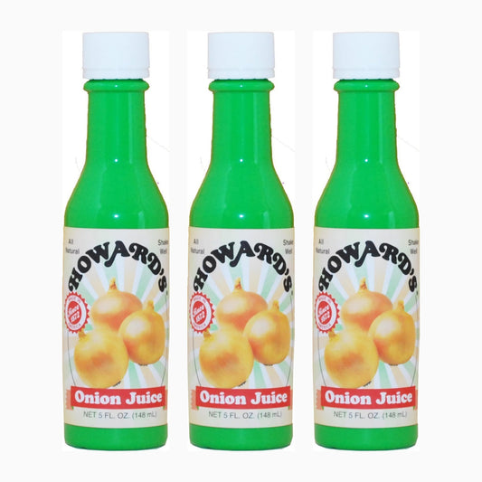 Howard’s Onion Juice, 5 fl oz | Pure Liquid Onion Seasoning | All-Natural Flavor Enhancer for Cooking, Marinades, Dressings & Sauces | No Artificial Preservatives