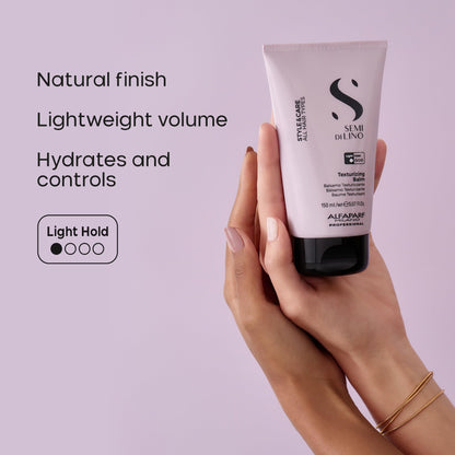 ALFAPARF MILANO Semi di Lino Style & Care Texturizing Balm - Light Hold - Texturizing Balm for All Hair Types - Thermal Protection (5.07 fl oz / 150 ml)