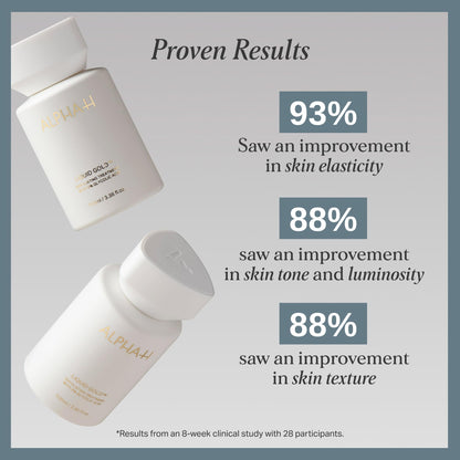 Alpha-H Liquid Gold Exfoliating Treatment 5% Glycolic Acid 100ml - Brighten, Even Tone, Smooth Texture, Reduce Appearance of Fine Lines - At-Home Skin Renewal for All Skin Types