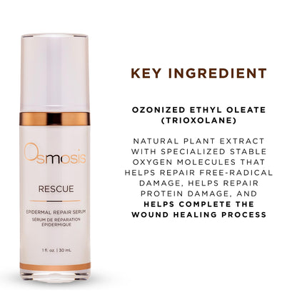 Osmosis RESCUE Epidermal Repair Facial Serum, Calms Skin Redness and Irritation To Refresh Healthy Skin For Aging, Sensitive, Blemish-Prone Skin, 1 Fl Oz