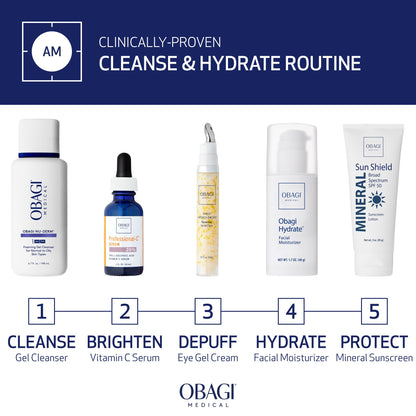 Obagi Hydrate Facial Moisturizer – Non-Comedogenic Intensely Hydrating All Day Moisturizer that Combats Dryness with Tara Seed Extract, Shea Butter & Avocado Oil