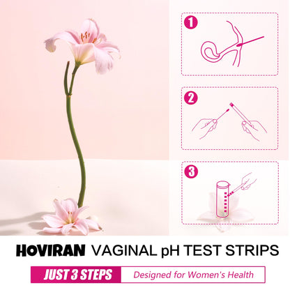 Vaginal pH Balance Test Strips, 50 Feminine pH Test Kit for Women Yeast Infection & BV Monitor, Reliable Acidity & Alkalinity Balance