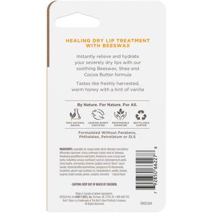 Burt's Bees Easter Basket Stuffers, Lip Balm, Beeswax, Cucumber Mint, Coconut & Pear, and Vanilla Bean, With Responsibly Sourced Beeswax, Tint-Free, Natural Origin Lip Treatment, 4 Tubes, 0.15 oz.