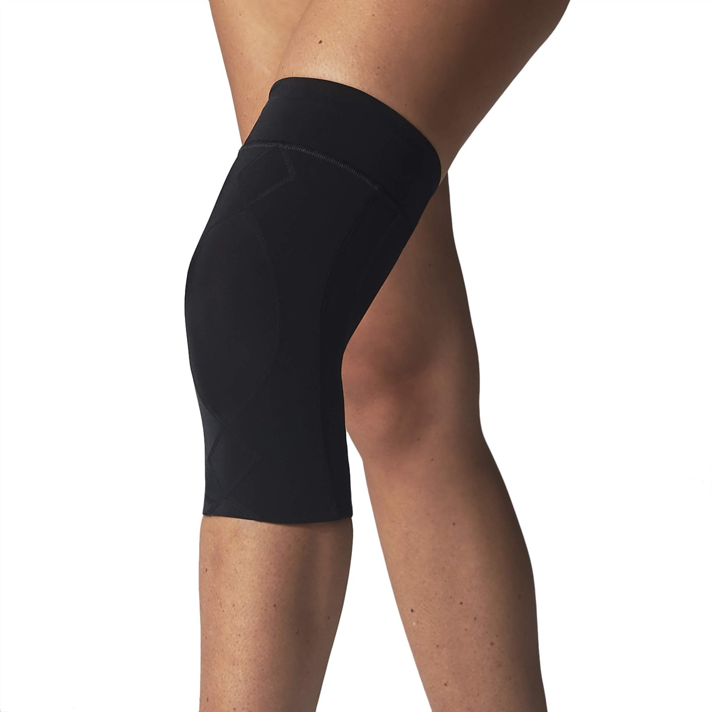 CW-X Women's Stabilyx Knee Support Compression Sleeve, Black, Small
