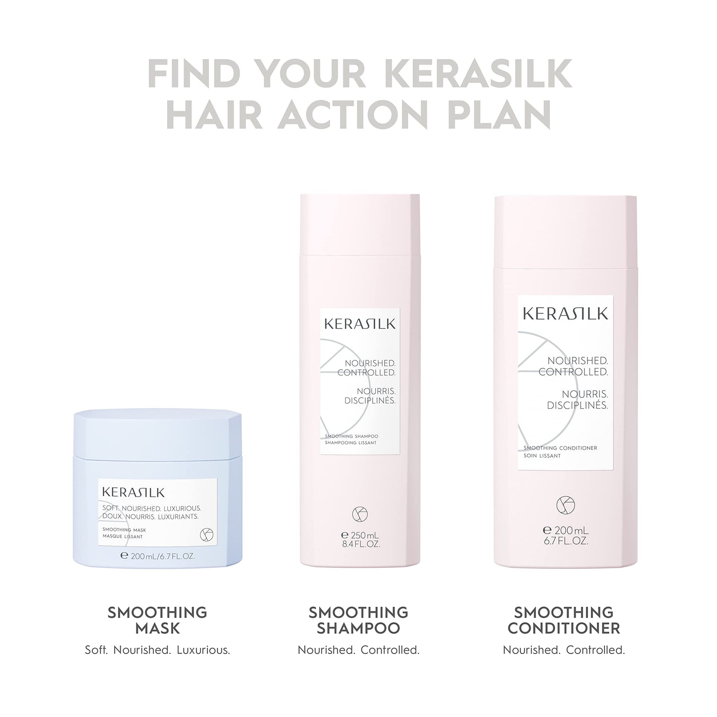 KERASILK Multi-Benefit Hair Oil | Seals Split Ends & Reduces Flyaways | Prevents Future Damage & Adds High Shine | With Heat Protection | For All Hair Types & Textures | 50ml
