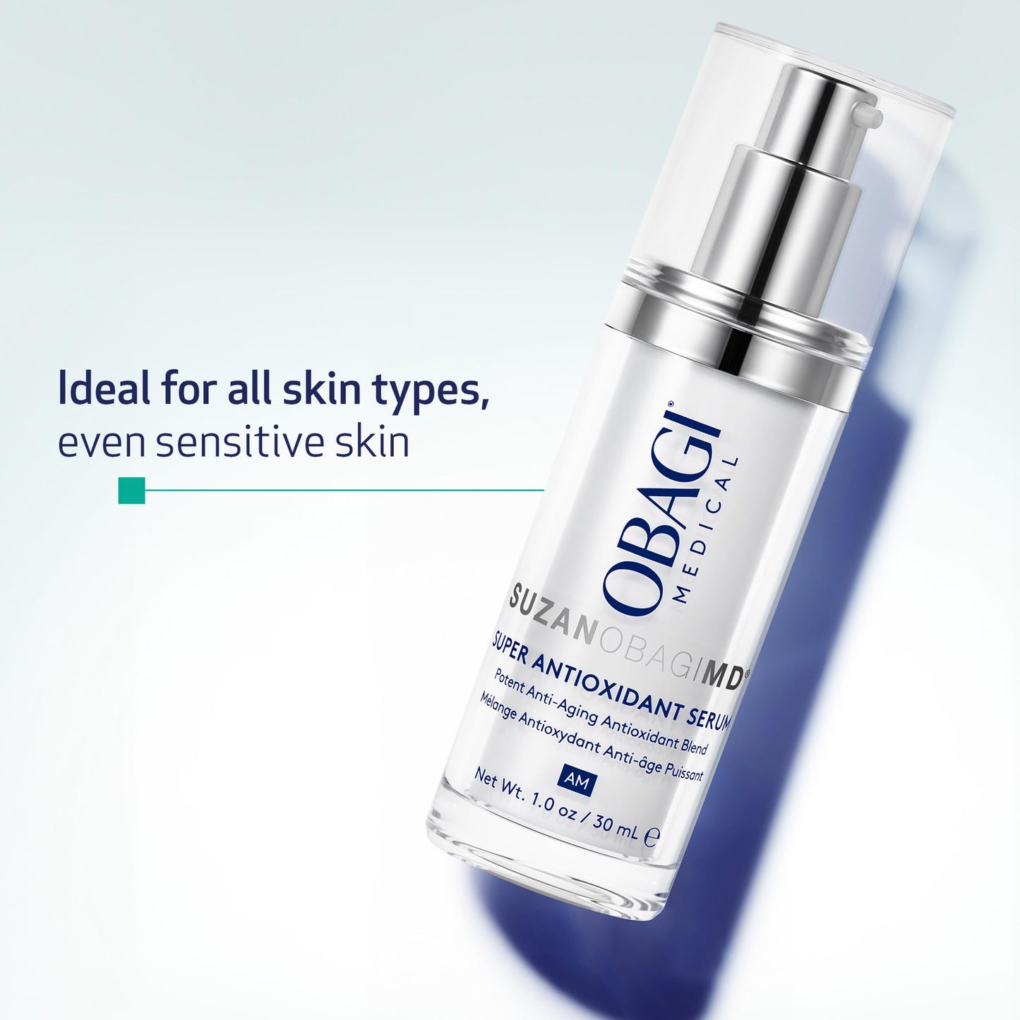 SUZANOBAGIMD Super Antioxidant Serum – Reduces Oxidative Stress & Irritation, Minimizes Appearance of Fine Lines & Wrinkles, Brightens Skin Tone & Boosts Hydration – Safe for Sensitive Skin – 1 oz