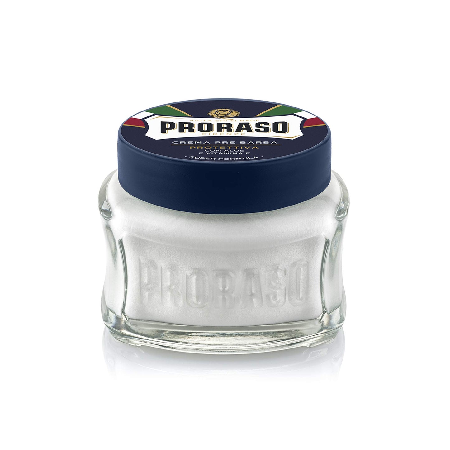 Proraso Pre Shave Conditioning Cream - Aloe Vera & Vitamin E - Protective Formula for Dry, Rough Skin & Beard - Premium Italian Pre Shave Cream - 3.6oz