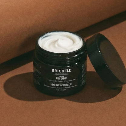 Brickell Men's Tightening Neck Cream For Men, Natural and Organic, Neck Cream For Tightening and Firming, Anti Wrinkle Cream, 2 Ounce, Unscented