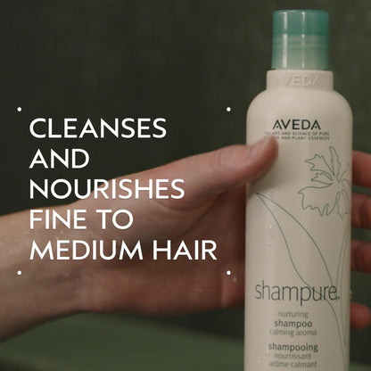 Aveda Shampure Nurturing Shampoo for Fine to Medium Hair | Gently Cleanses and Nourishes Hair | With Abyssinian Oil | Calming Aroma of Lavender & Ylang Ylang |96% Naturally Derived*