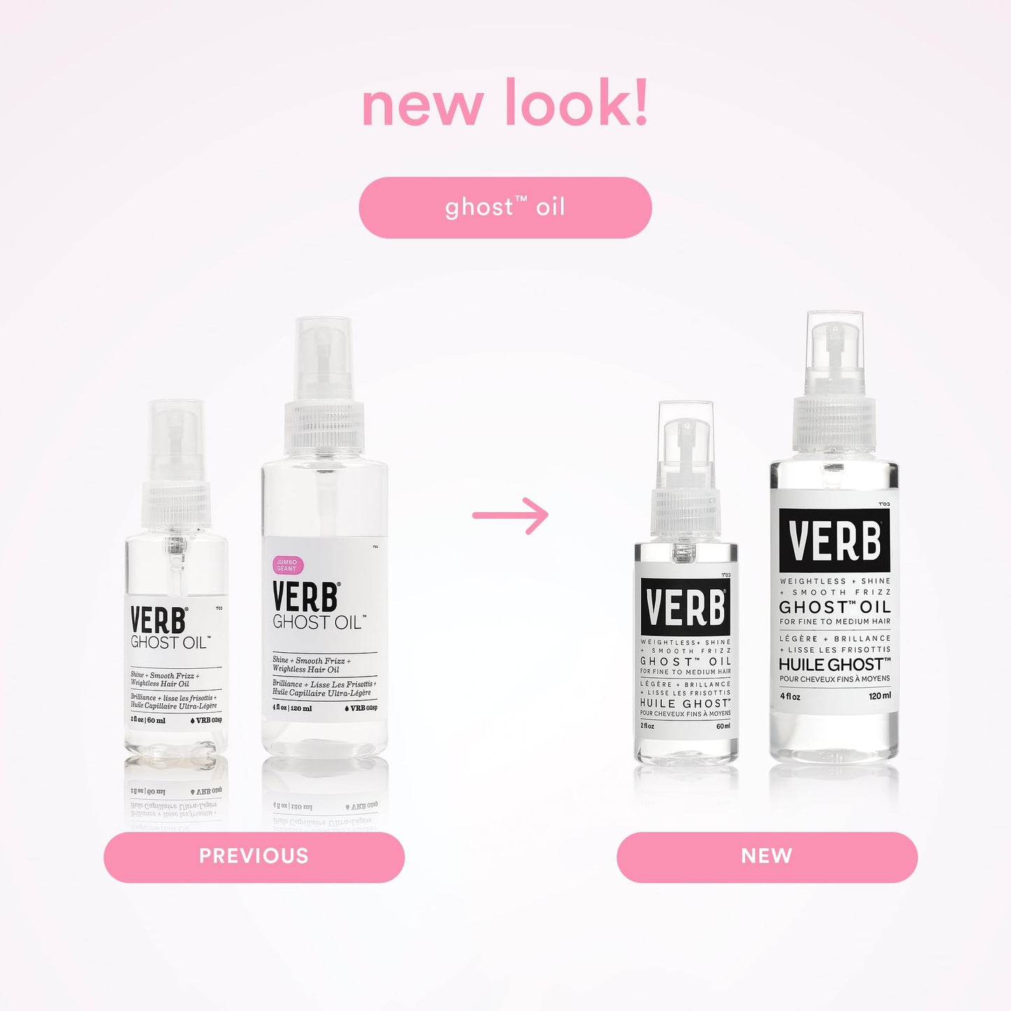 VERB Ghost Oil - Weightless Hair Oil for Fine to Medium Hair - Smooths Frizz, Adds Shine - No Parabens, Gluten or Harmful Sulfates