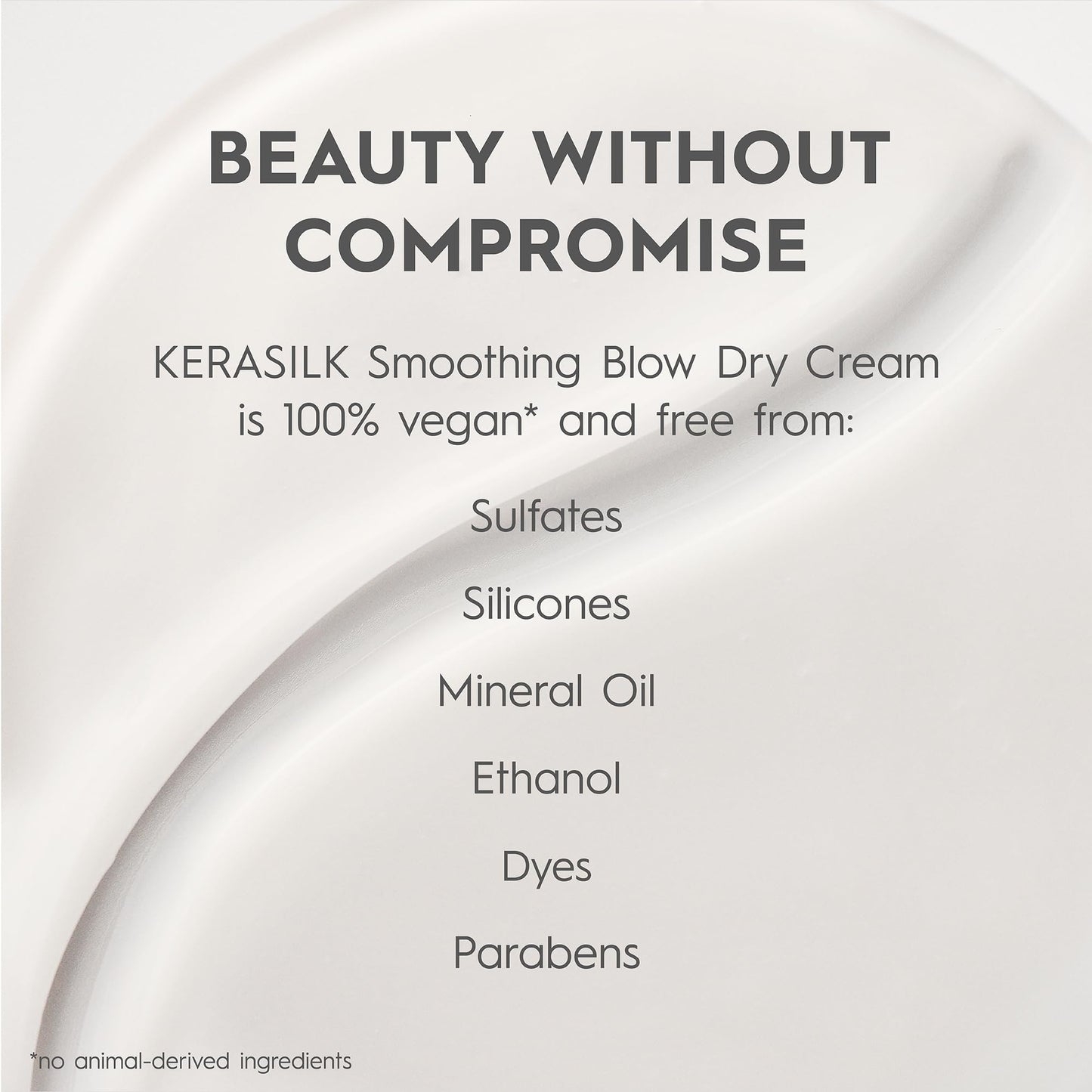 Kerasilk Smoothing Blow Dry Cream for Frizz Control & Heat Protection, Vegan & Sulfate Free, 150ml