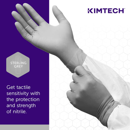 Kimtech™ Sterling™ Nitrile Exam Gloves (50706), 3.5 Mil, Ambidextrous, 9.5", S (200 Gloves/Box)