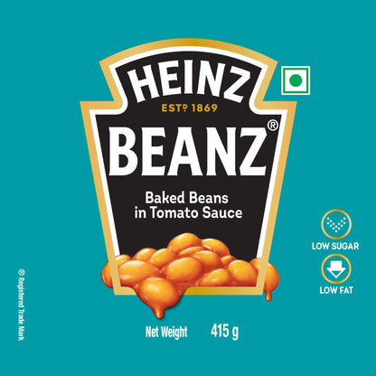 Heinz Beanz In A Rich Tomato Sauce Baked Beans, 14.64 oz / 415 g, 6 Pack