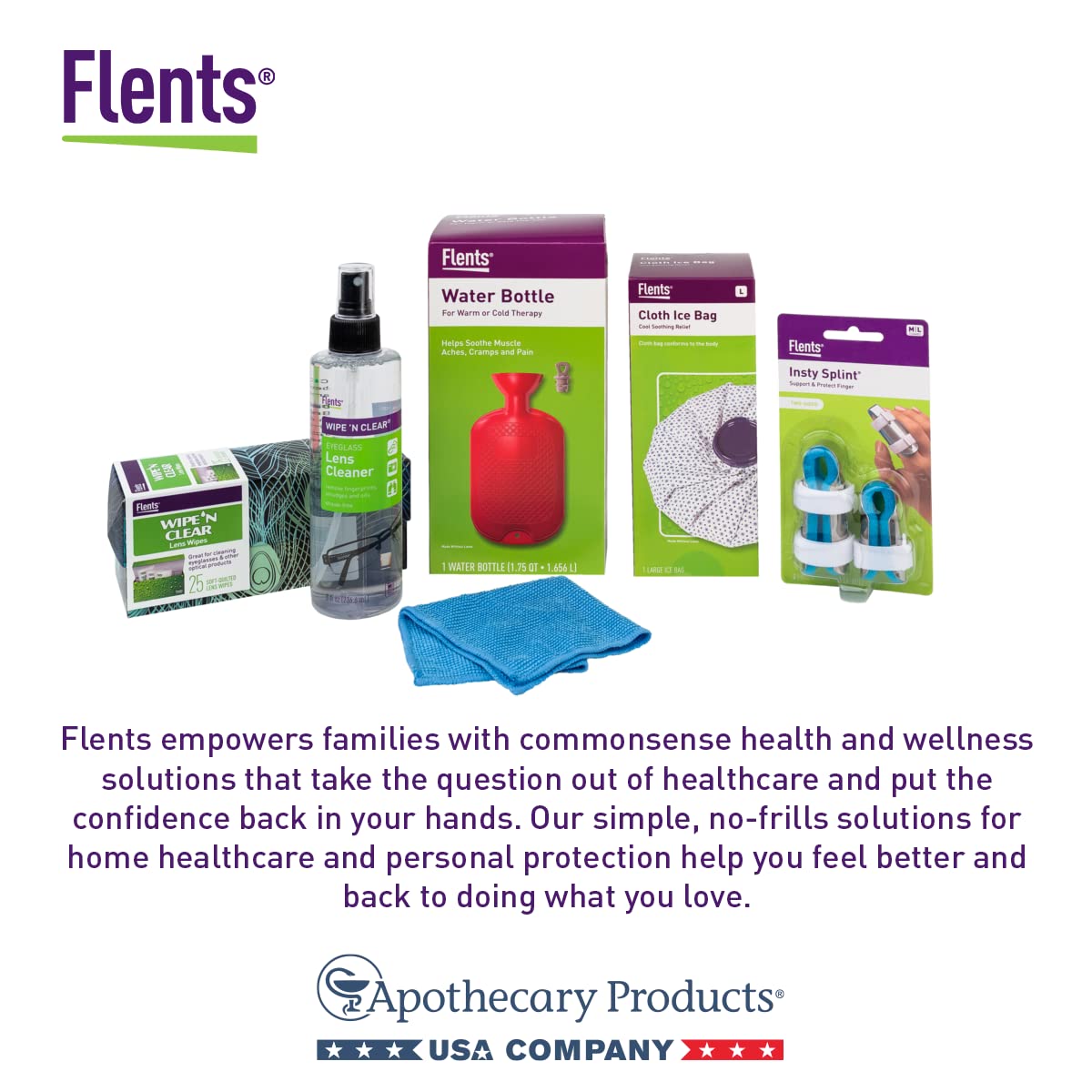 Flents Reusable Rectal Syringe Bulb, 8 oz Enema & Douche Kit for Gentle Cleansing, Latex-Free Personal Hygiene Tool with Soft Detachable Nozzle, Easy to Clean for Home or Travel Use, Blue