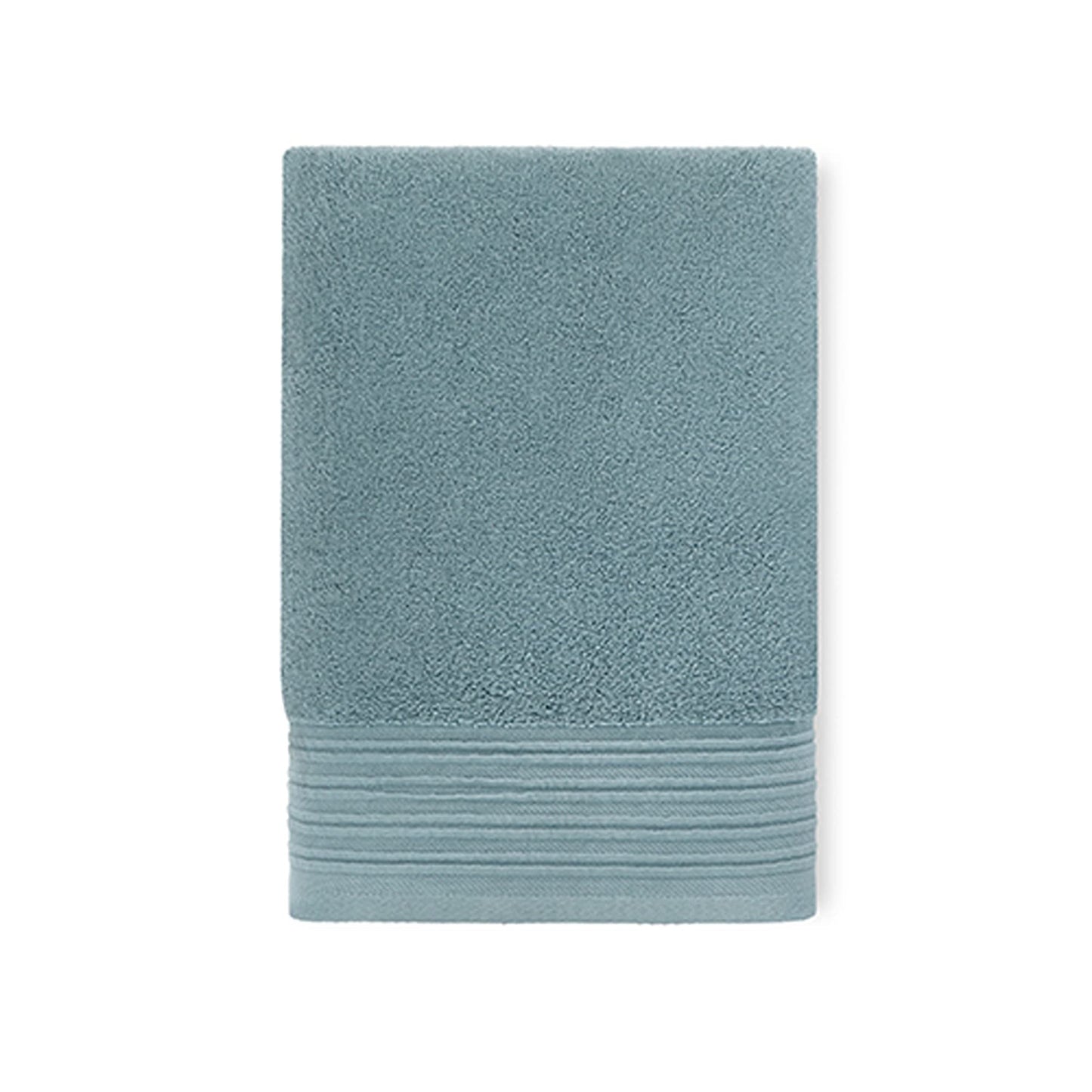 Kate Spade New York Scallop Pleat 580 GSM Terry 1 Piece Wash Cloth, 13 x 13 Inches, 100% Cotton (Storm Cloud)