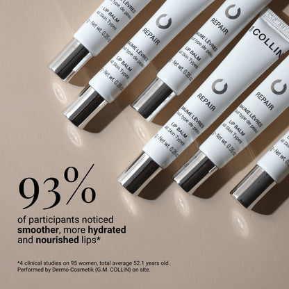 G.M. COLLIN Repair Lip Balm | Hydrating Treatment for Dry or Chapped Lips | Moisturizing Shea Butter to Soothe and Soften