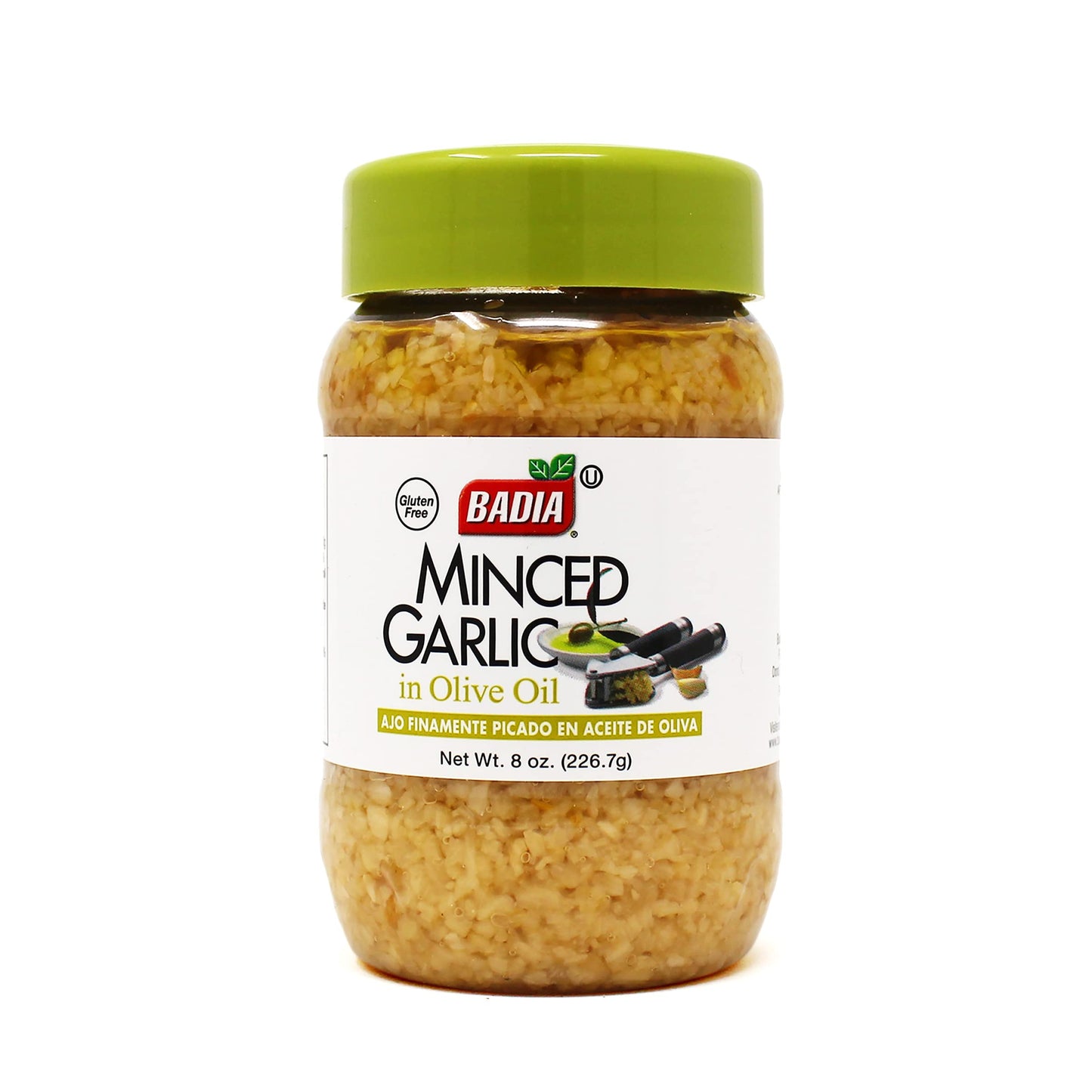 Badia Minced Garlic in Olive Oil, 8 Ounce (Pack of 12)