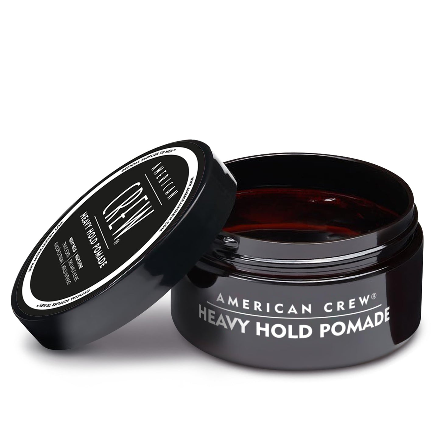 American Crew Men's Hair Pomade, Like Styling Gel with Heavy Hold & High Shine, 3 oz