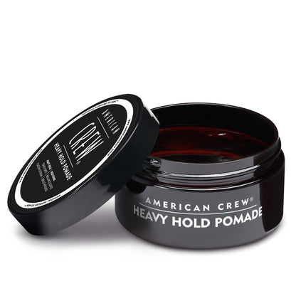 American Crew Men's Hair Pomade, Like Styling Gel with Heavy Hold & High Shine, 3 oz