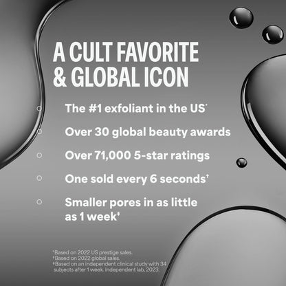 Paula's Choice SKIN PERFECTING 2% BHA Liquid Exfoliant with Salicylic Acid, Facial Polish for Enlarged Pores, Wrinkles & Fine Lines, Suitable for Blackhead-Prone Skin, Fragrance-Free