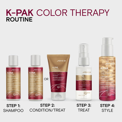 Joico K-PAK Color Therapy Color-Protecting Conditioner | For Color-Treated Hair | Boost Shine | Improve Elasticity | Repair Breakage | Rebuild Damaged Hair | With Keratin & Argan Oil