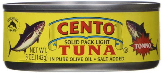 CENTO TUNA TONNO OOIL, 5 Ounce (Pack of 12)