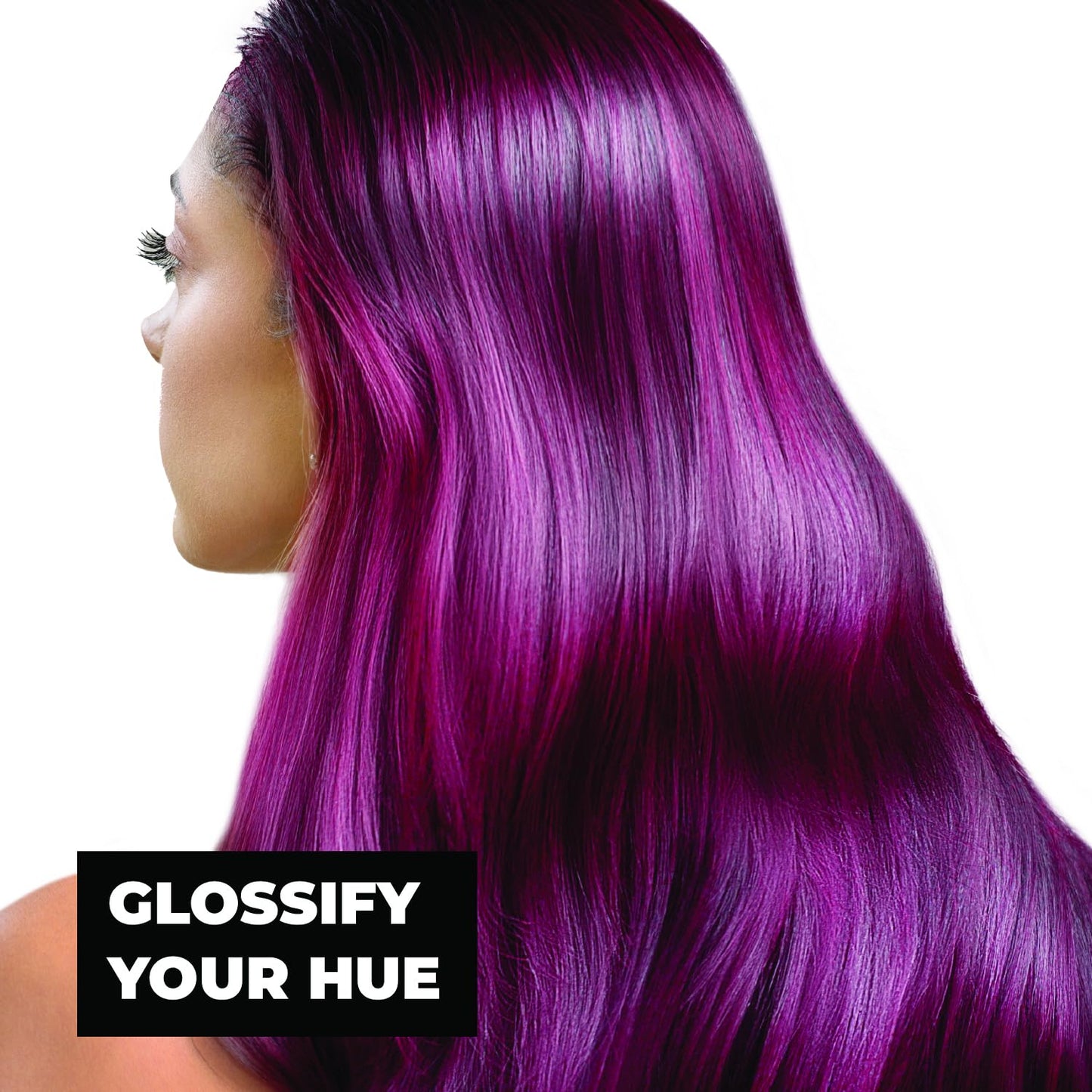 Keracolor High Shine Tinted Hair Gloss, In-Shower Hair Glaze, Sheer Color-Enhancing Glossing Treatment, Merlot, 8 Fl Oz