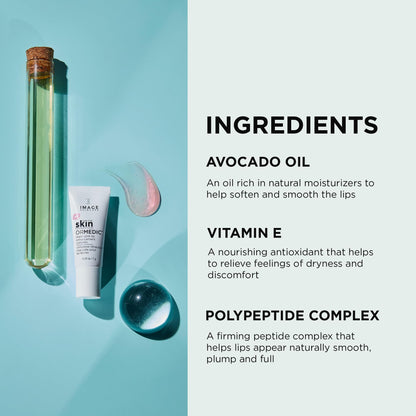 IMAGE Skincare, Ormedic pH Balancing Lip Enhancement Complex, with Avocado Oil & Vitamin E for Deep Hydration, Clear & Seer Pink, Set of 2